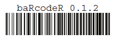 Example linear barcode